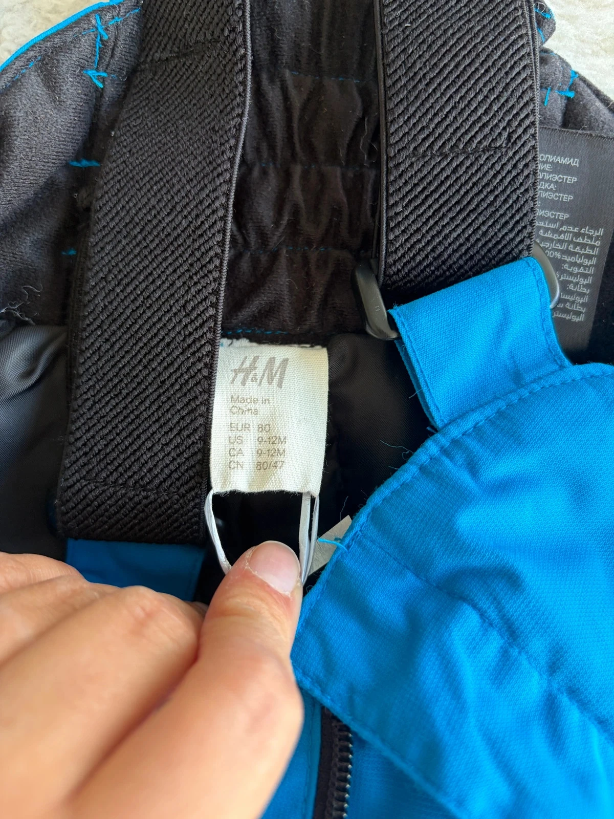 Felblauwe skibroek H&M 80 – photo 2